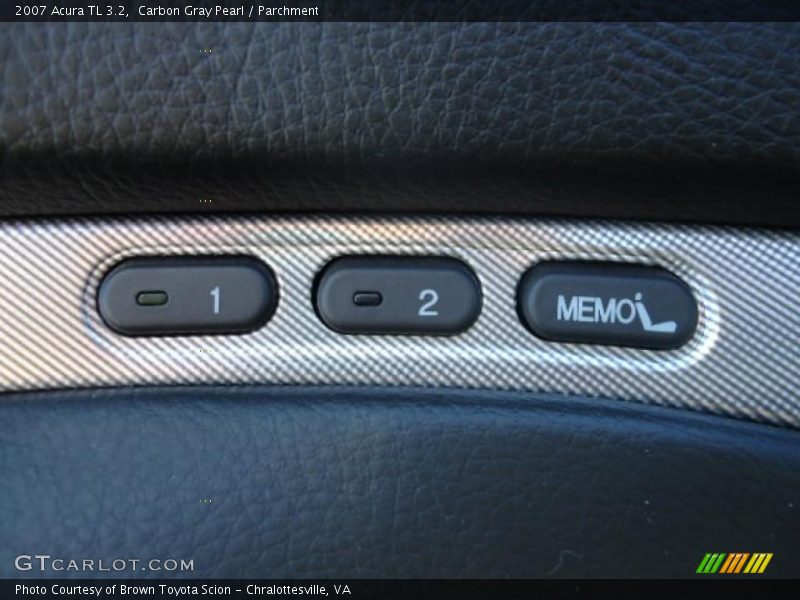 Carbon Gray Pearl / Parchment 2007 Acura TL 3.2