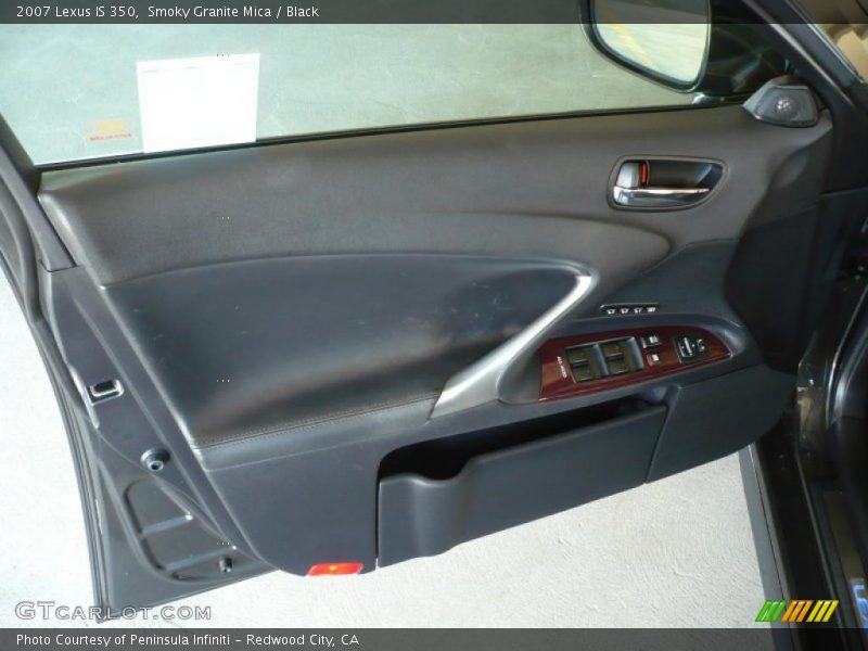 Smoky Granite Mica / Black 2007 Lexus IS 350