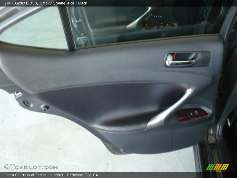 Smoky Granite Mica / Black 2007 Lexus IS 350