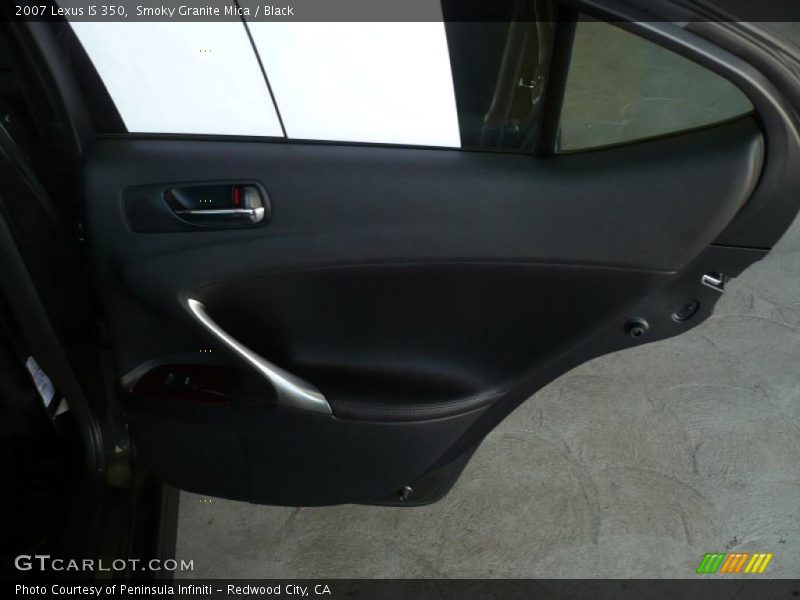Smoky Granite Mica / Black 2007 Lexus IS 350