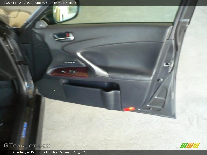 Smoky Granite Mica / Black 2007 Lexus IS 350