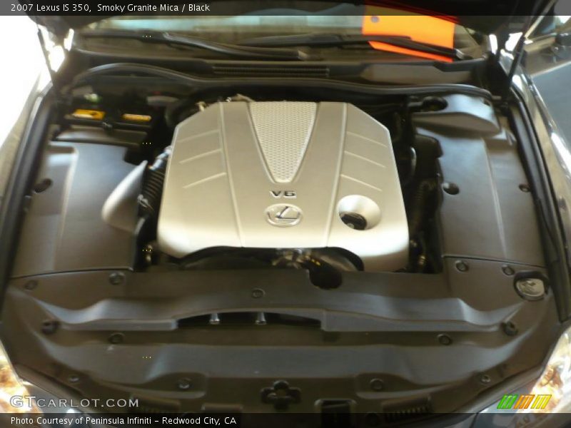 Smoky Granite Mica / Black 2007 Lexus IS 350