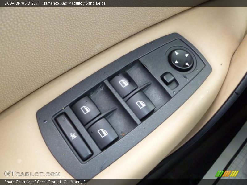Flamenco Red Metallic / Sand Beige 2004 BMW X3 2.5i