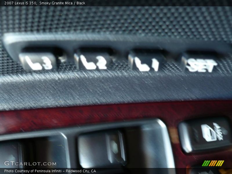 Smoky Granite Mica / Black 2007 Lexus IS 350