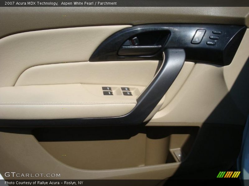 Aspen White Pearl / Parchment 2007 Acura MDX Technology
