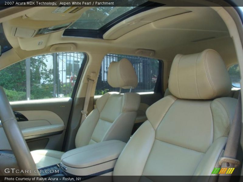 Aspen White Pearl / Parchment 2007 Acura MDX Technology