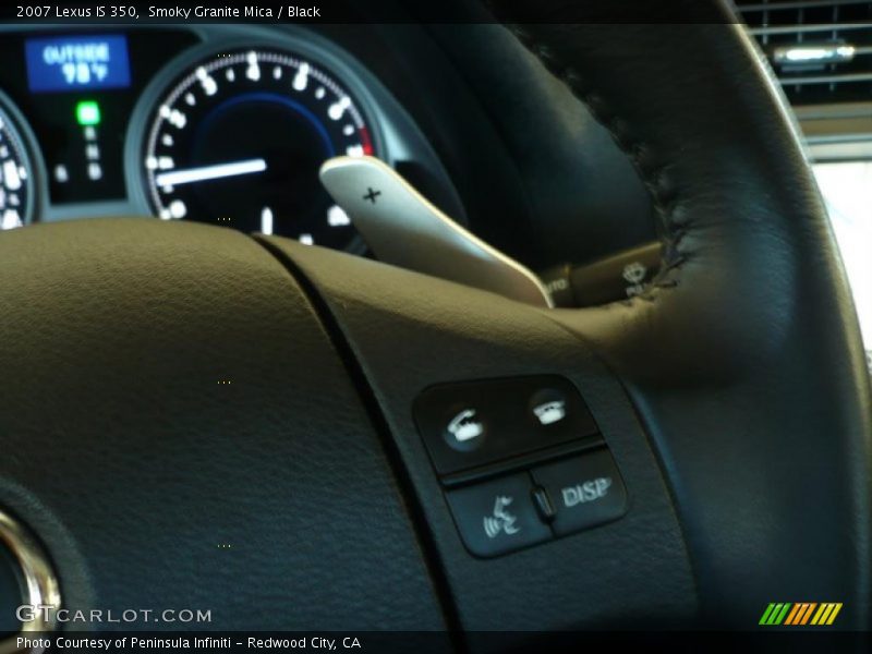 Smoky Granite Mica / Black 2007 Lexus IS 350