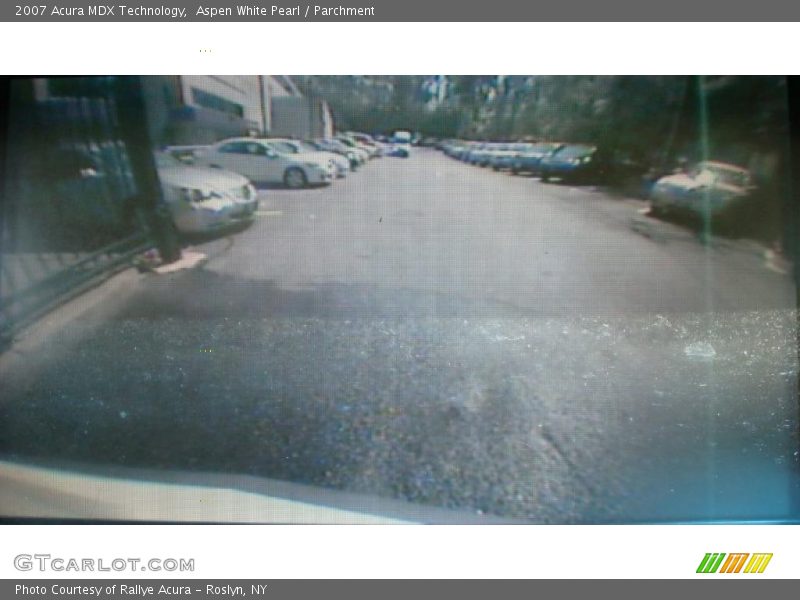 Aspen White Pearl / Parchment 2007 Acura MDX Technology