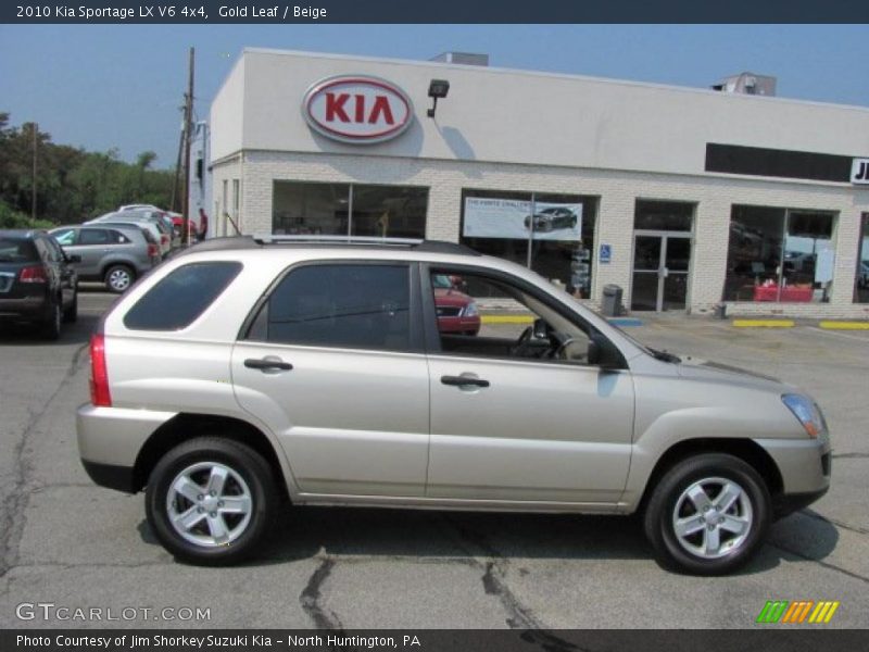 Gold Leaf / Beige 2010 Kia Sportage LX V6 4x4