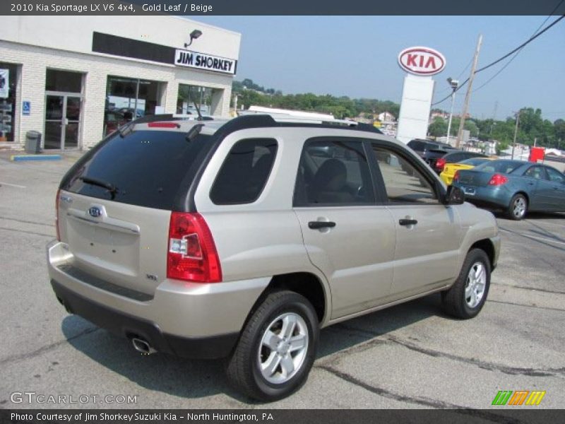 Gold Leaf / Beige 2010 Kia Sportage LX V6 4x4