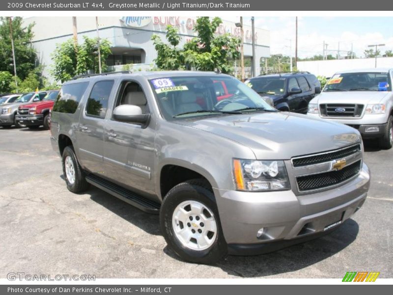 Greystone Metallic / Light Titanium/Dark Titanium 2009 Chevrolet Suburban LT 4x4