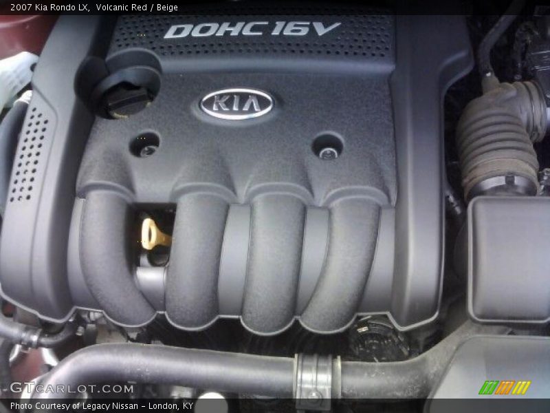 Volcanic Red / Beige 2007 Kia Rondo LX