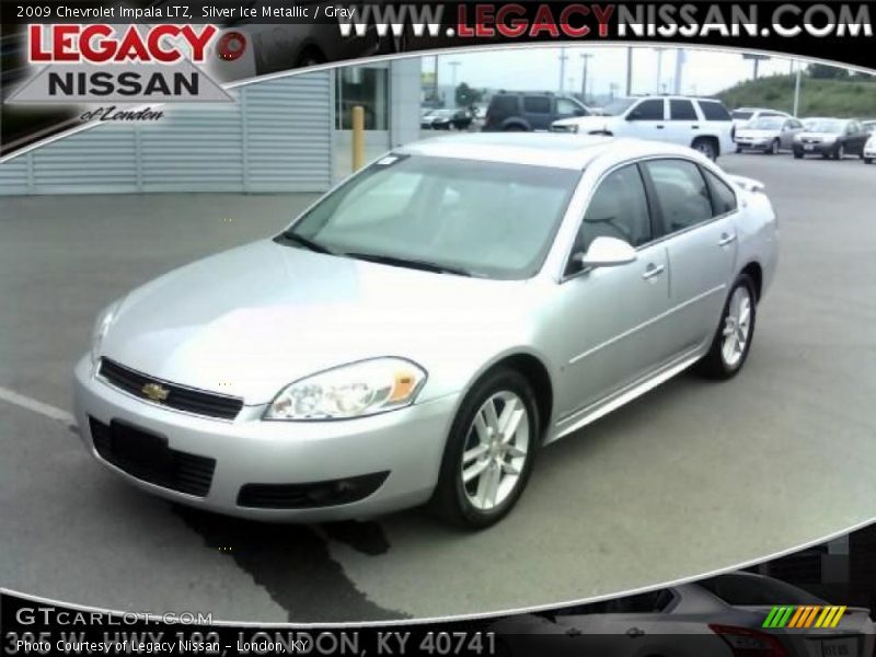 Silver Ice Metallic / Gray 2009 Chevrolet Impala LTZ