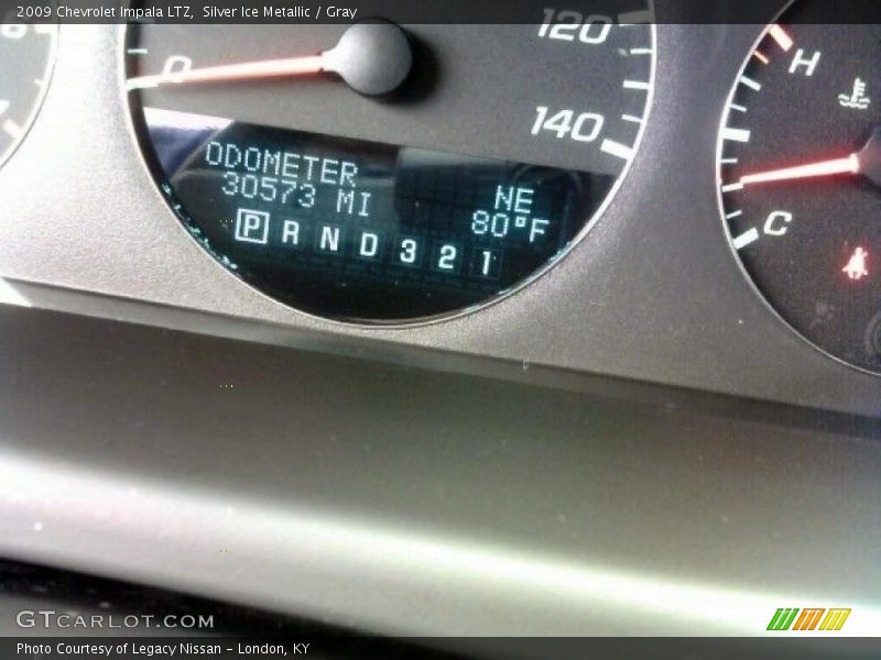 Silver Ice Metallic / Gray 2009 Chevrolet Impala LTZ