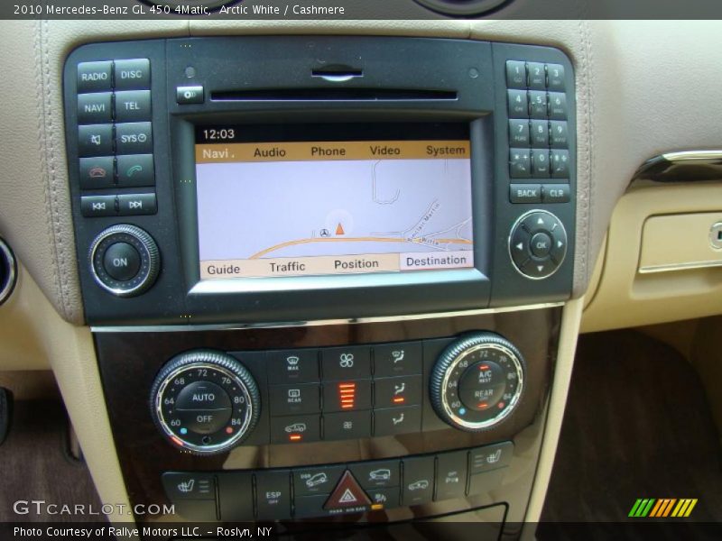 Arctic White / Cashmere 2010 Mercedes-Benz GL 450 4Matic