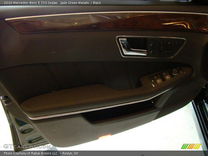 Jade Green Metallic / Black 2010 Mercedes-Benz E 350 Sedan