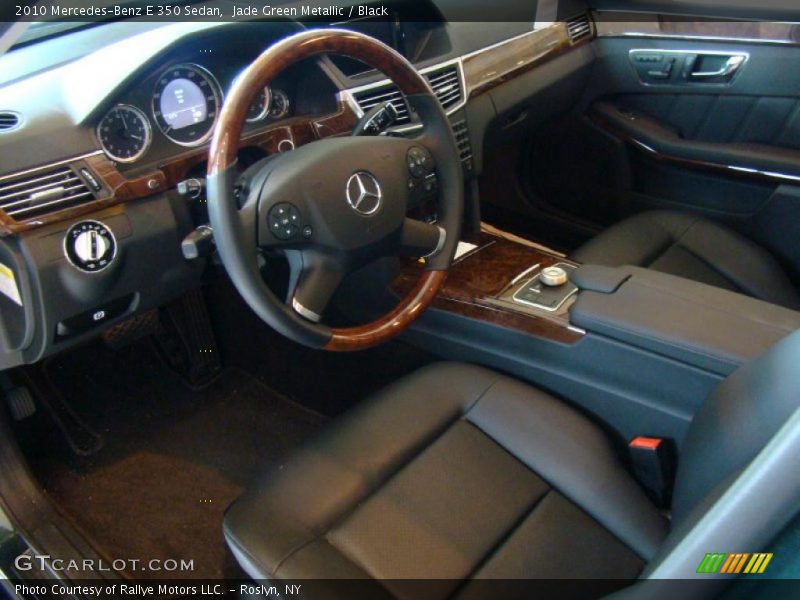 Jade Green Metallic / Black 2010 Mercedes-Benz E 350 Sedan