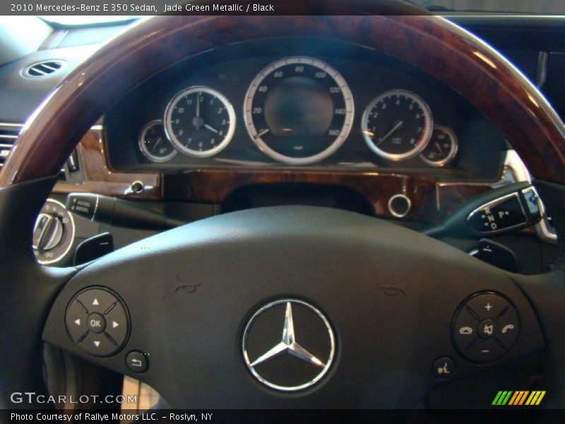 Jade Green Metallic / Black 2010 Mercedes-Benz E 350 Sedan