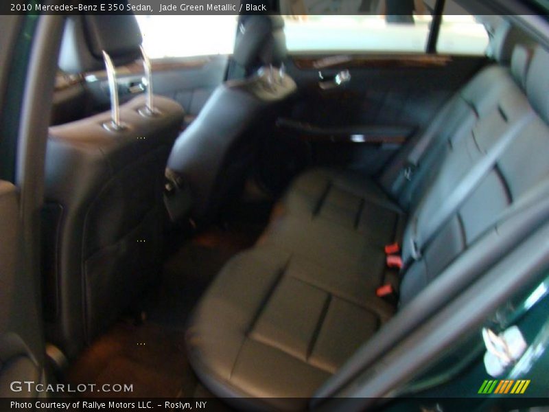 Jade Green Metallic / Black 2010 Mercedes-Benz E 350 Sedan