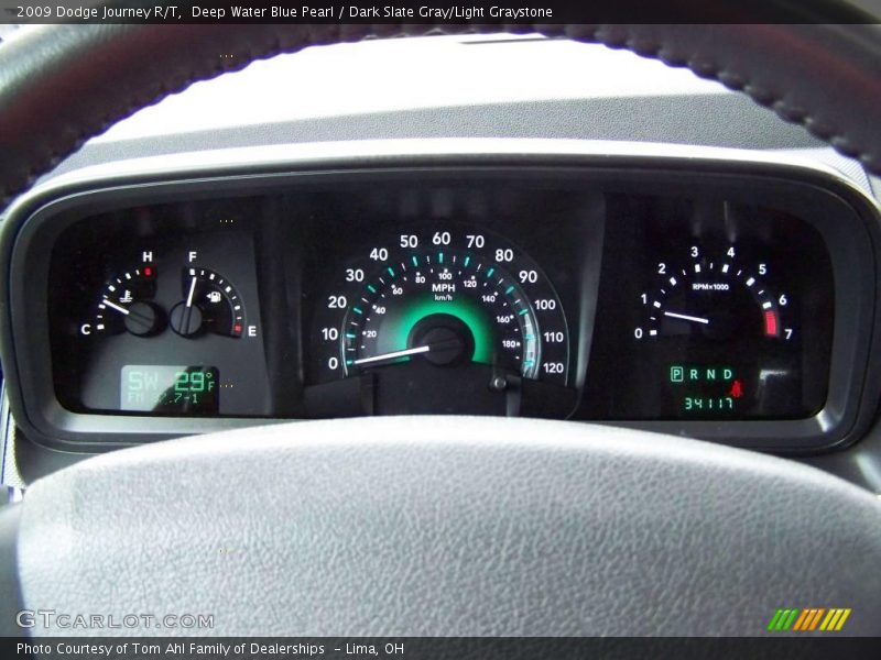 Deep Water Blue Pearl / Dark Slate Gray/Light Graystone 2009 Dodge Journey R/T