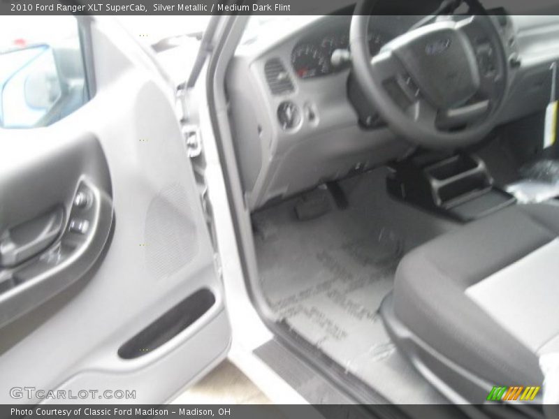 Silver Metallic / Medium Dark Flint 2010 Ford Ranger XLT SuperCab