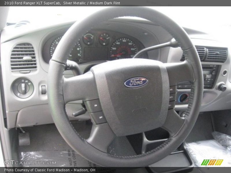 Silver Metallic / Medium Dark Flint 2010 Ford Ranger XLT SuperCab