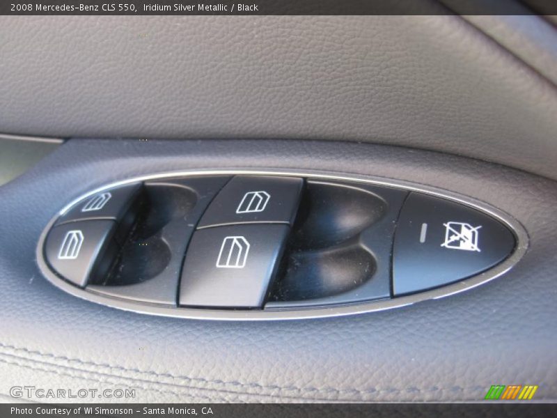Iridium Silver Metallic / Black 2008 Mercedes-Benz CLS 550