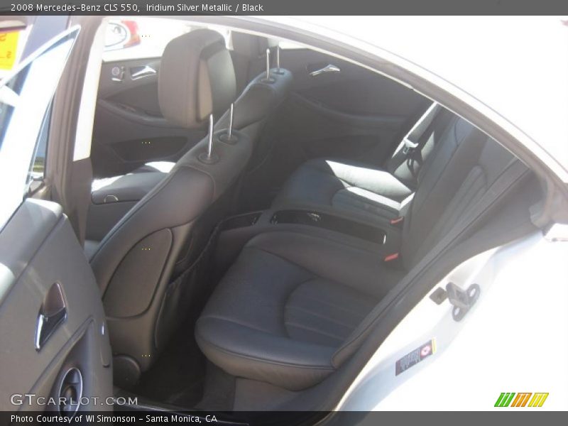 Iridium Silver Metallic / Black 2008 Mercedes-Benz CLS 550