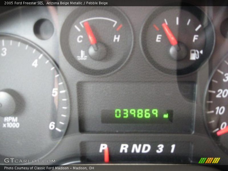 Arizona Beige Metallic / Pebble Beige 2005 Ford Freestar SES