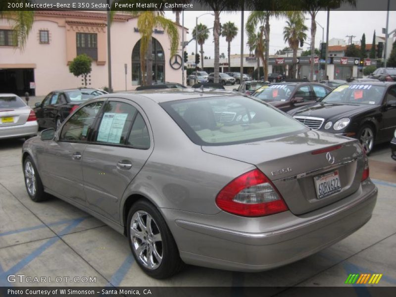 Pewter Metallic / Cashmere 2008 Mercedes-Benz E 350 Sedan