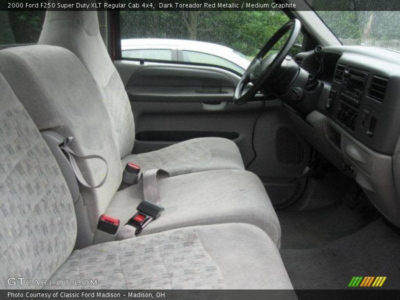 Dark Toreador Red Metallic / Medium Graphite 2000 Ford F250 Super Duty XLT Regular Cab 4x4