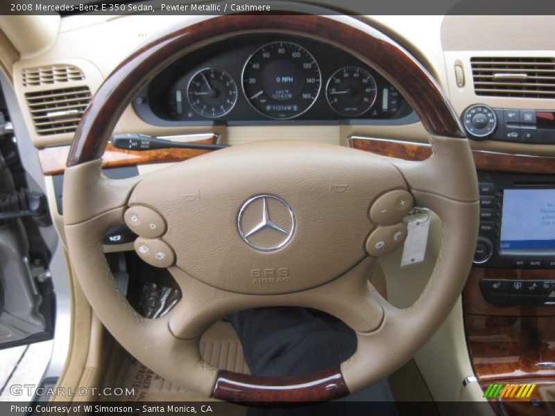Pewter Metallic / Cashmere 2008 Mercedes-Benz E 350 Sedan