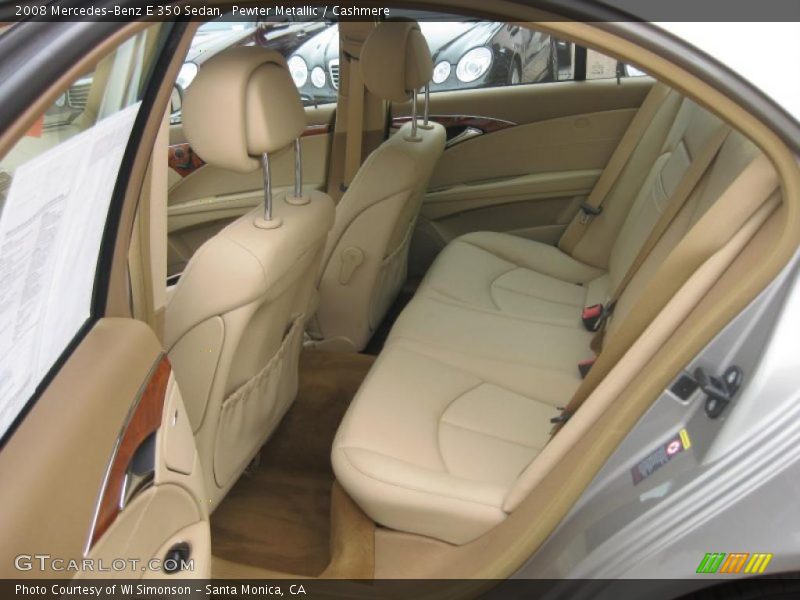 Pewter Metallic / Cashmere 2008 Mercedes-Benz E 350 Sedan