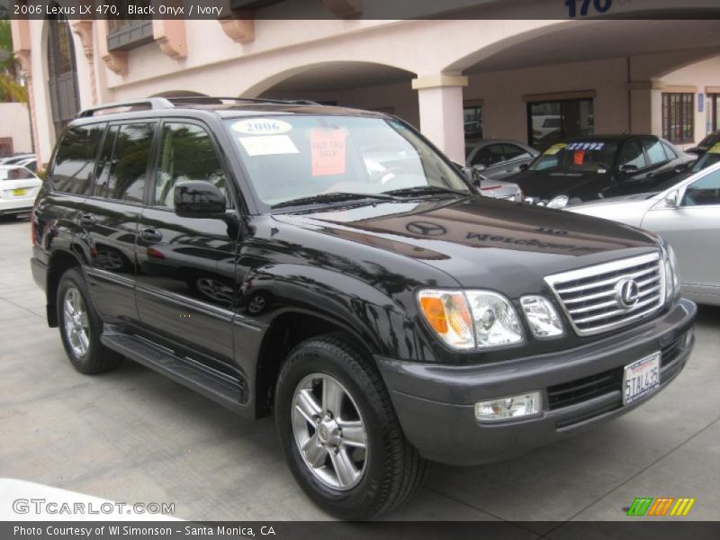 Black Onyx / Ivory 2006 Lexus LX 470