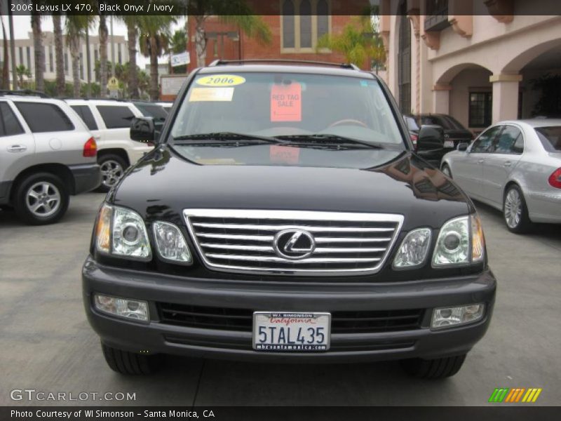 Black Onyx / Ivory 2006 Lexus LX 470