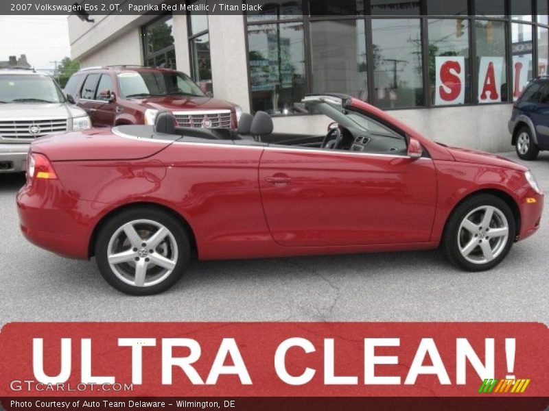 Paprika Red Metallic / Titan Black 2007 Volkswagen Eos 2.0T