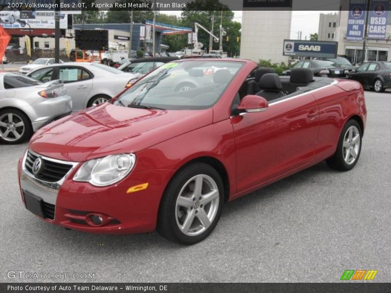 Paprika Red Metallic / Titan Black 2007 Volkswagen Eos 2.0T