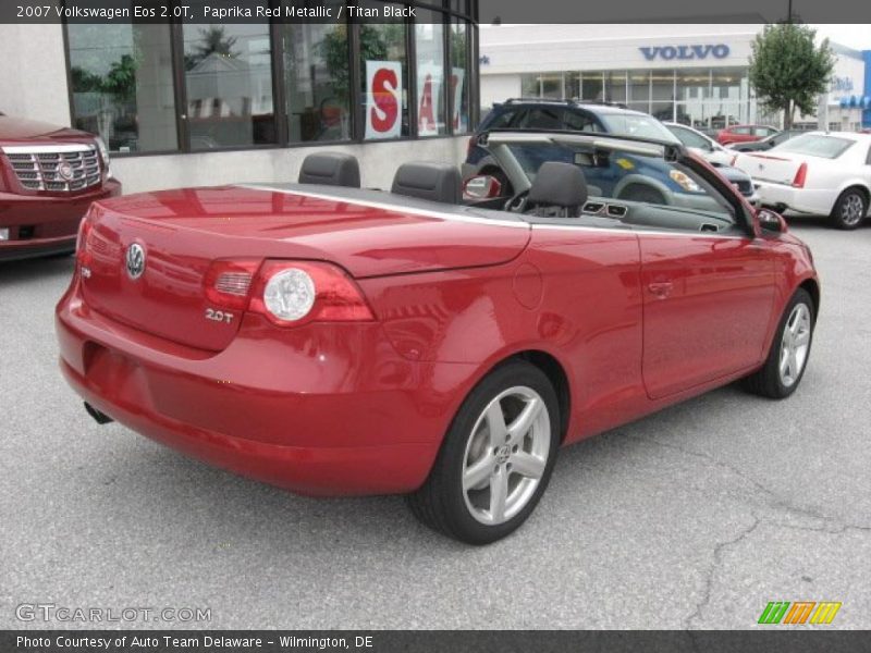 Paprika Red Metallic / Titan Black 2007 Volkswagen Eos 2.0T