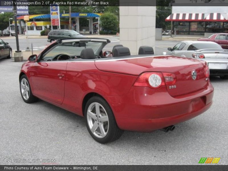 Paprika Red Metallic / Titan Black 2007 Volkswagen Eos 2.0T