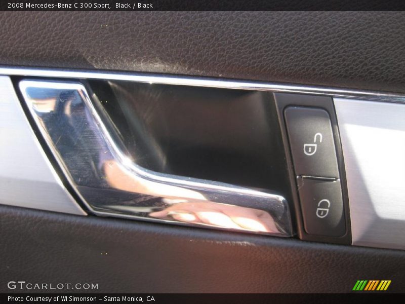 Black / Black 2008 Mercedes-Benz C 300 Sport
