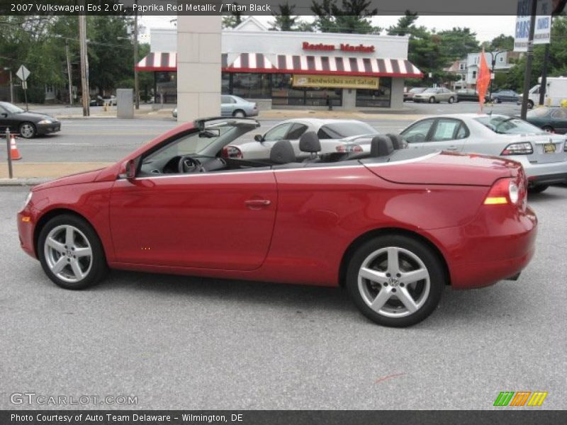 Paprika Red Metallic / Titan Black 2007 Volkswagen Eos 2.0T