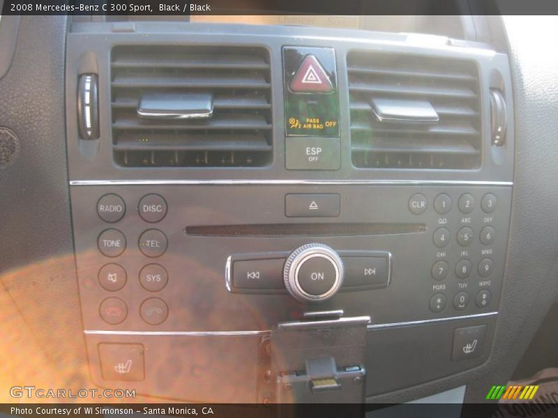 Black / Black 2008 Mercedes-Benz C 300 Sport