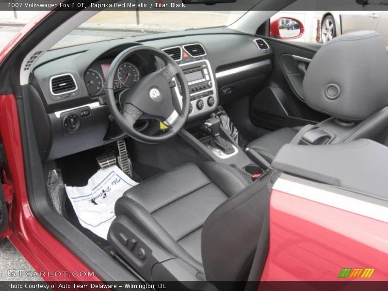 Paprika Red Metallic / Titan Black 2007 Volkswagen Eos 2.0T