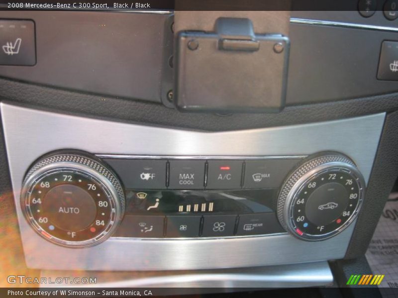 Black / Black 2008 Mercedes-Benz C 300 Sport