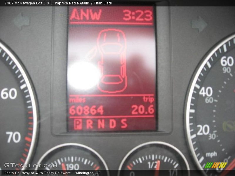 Paprika Red Metallic / Titan Black 2007 Volkswagen Eos 2.0T