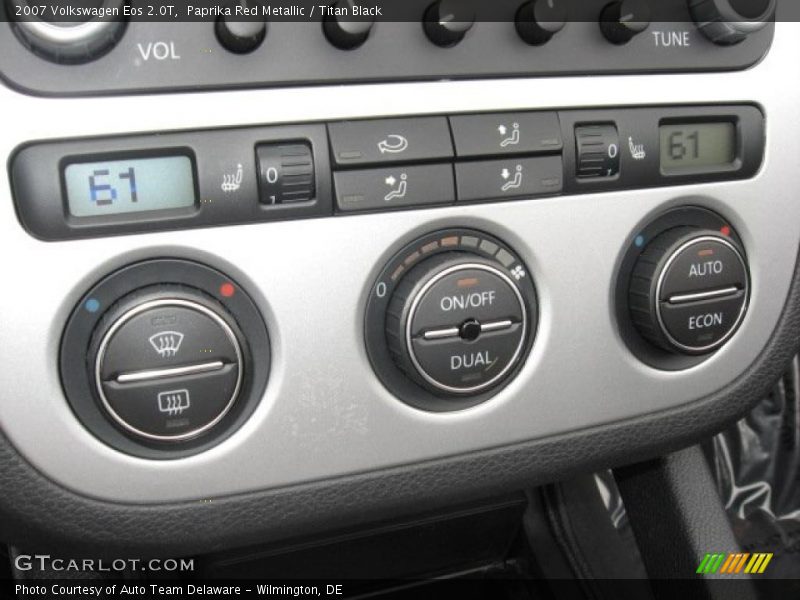 Paprika Red Metallic / Titan Black 2007 Volkswagen Eos 2.0T
