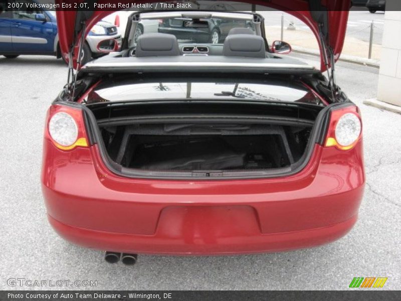 Paprika Red Metallic / Titan Black 2007 Volkswagen Eos 2.0T