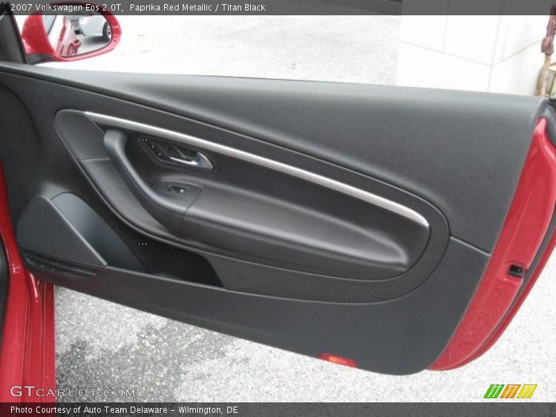 Paprika Red Metallic / Titan Black 2007 Volkswagen Eos 2.0T
