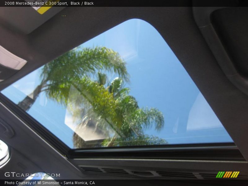Black / Black 2008 Mercedes-Benz C 300 Sport