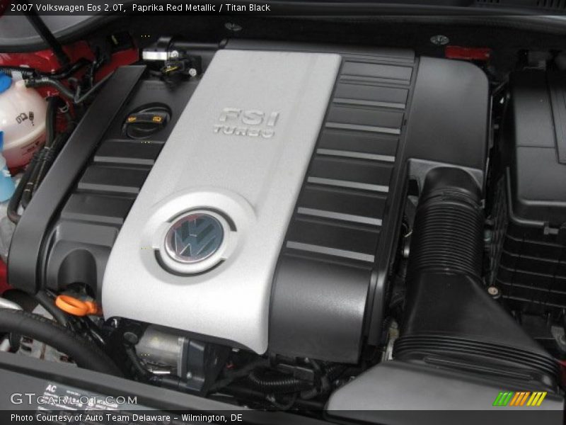 Paprika Red Metallic / Titan Black 2007 Volkswagen Eos 2.0T